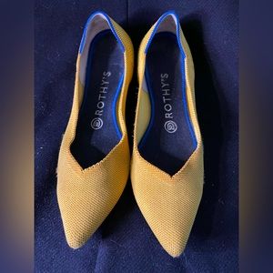 Like NEW • Rothy’s The Point • Yellow • Size 8.5